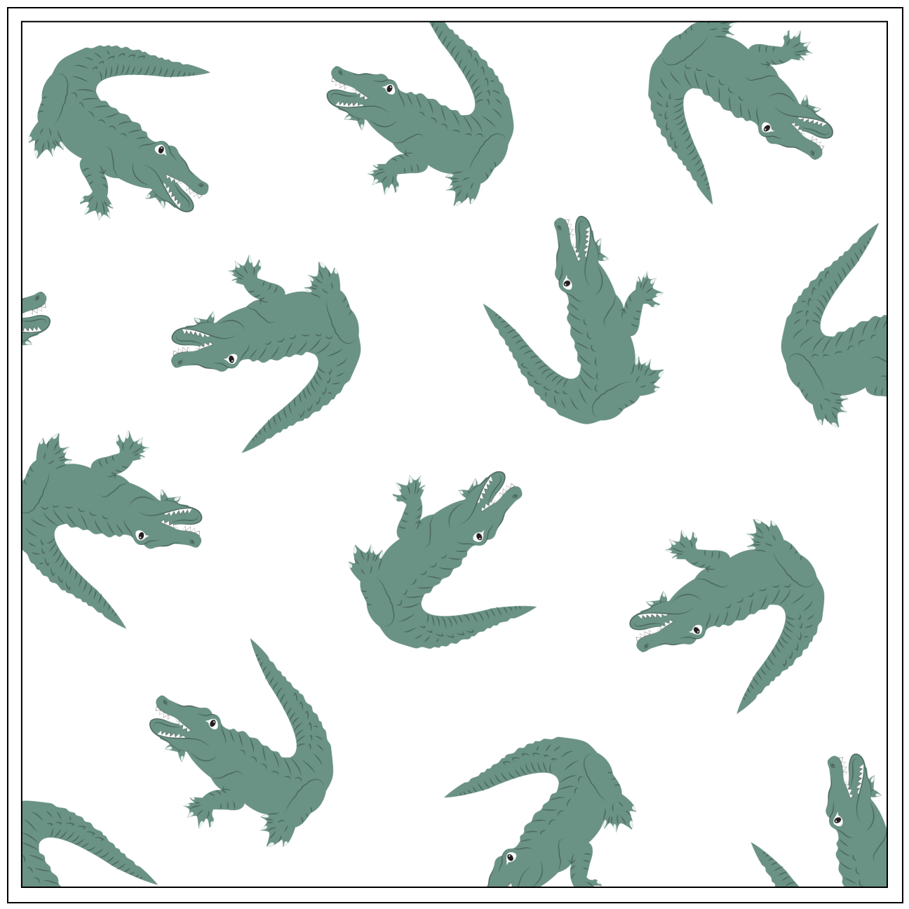 Alligator Print · Colorway 1